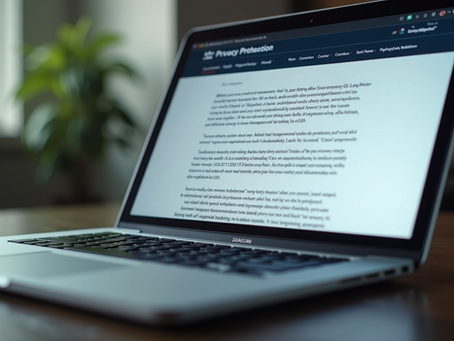Crafting an Effective Privacy Policy