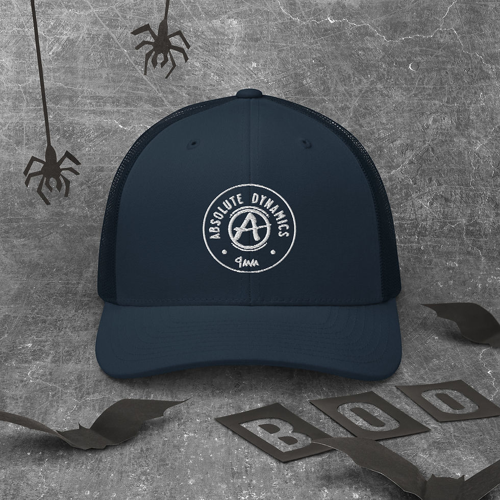 Thumbnail: 9mm Logo Ebroidered Trucker Cap