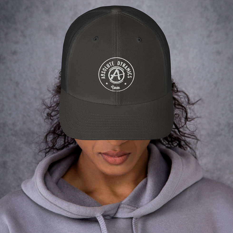 Thumbnail: 9mm Logo Ebroidered Trucker Cap