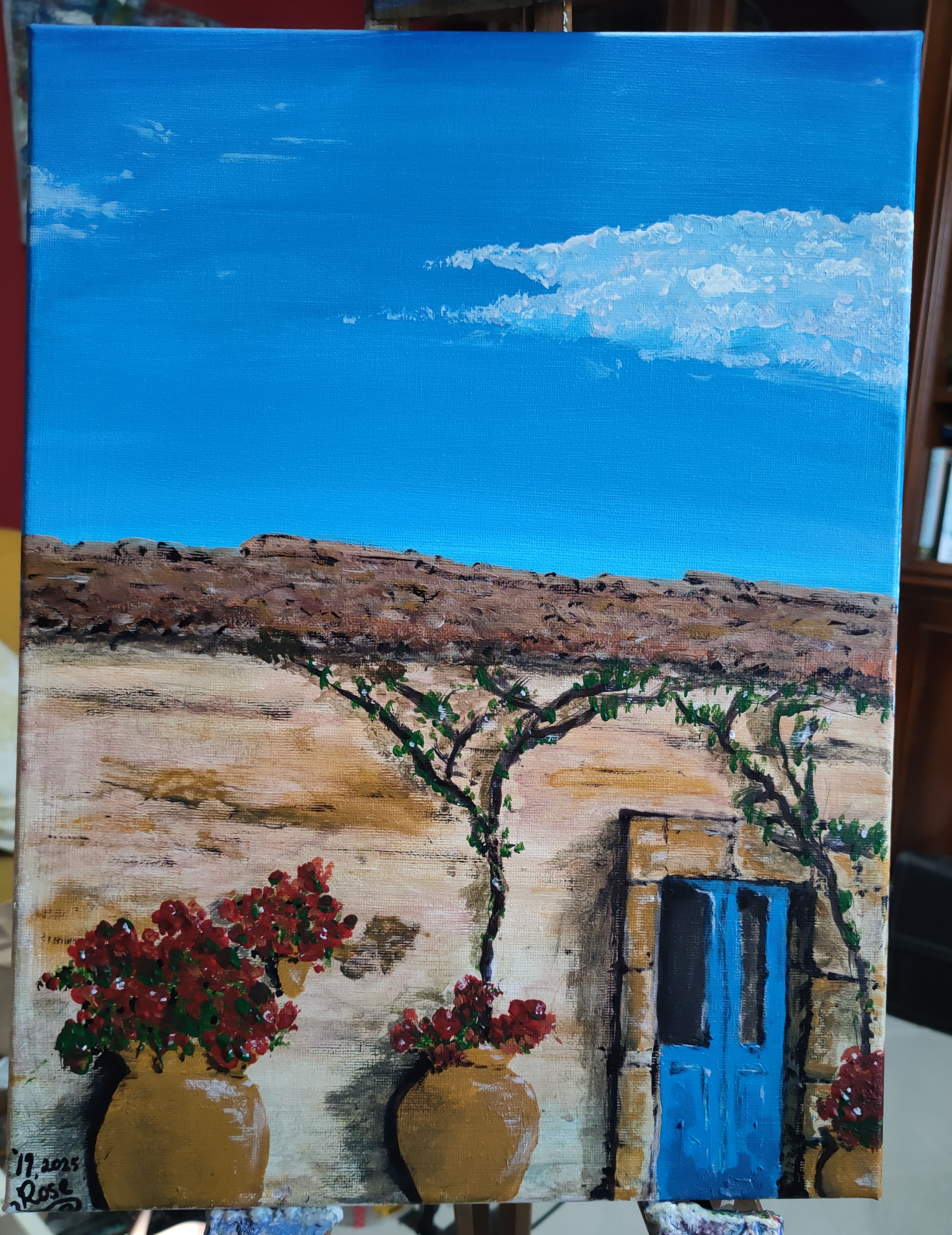 Marzamemi acrylic on canvas