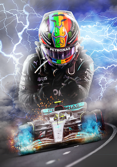 Lewis Hamilton at Mercedes Graphic