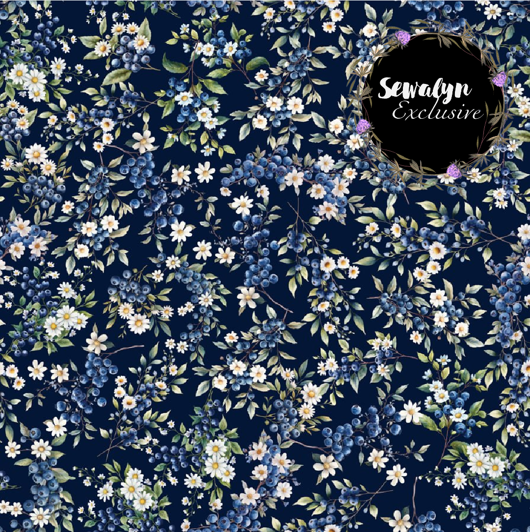 PREORDER Feather Poly Blueberry Delight Small Navy