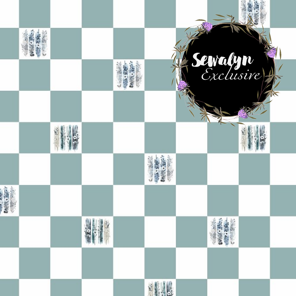Thumbnail: Petite Poly Swiss Dot Tiffany Checks
