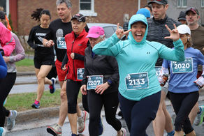 Russell Run Club at the 2025 St. Lawrence Marathon