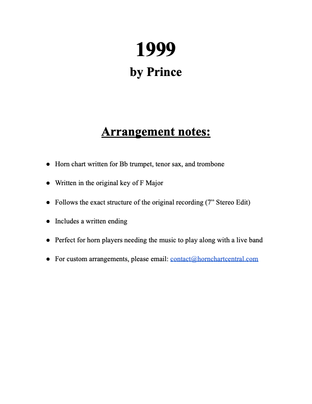Thumbnail: 1999 - Prince