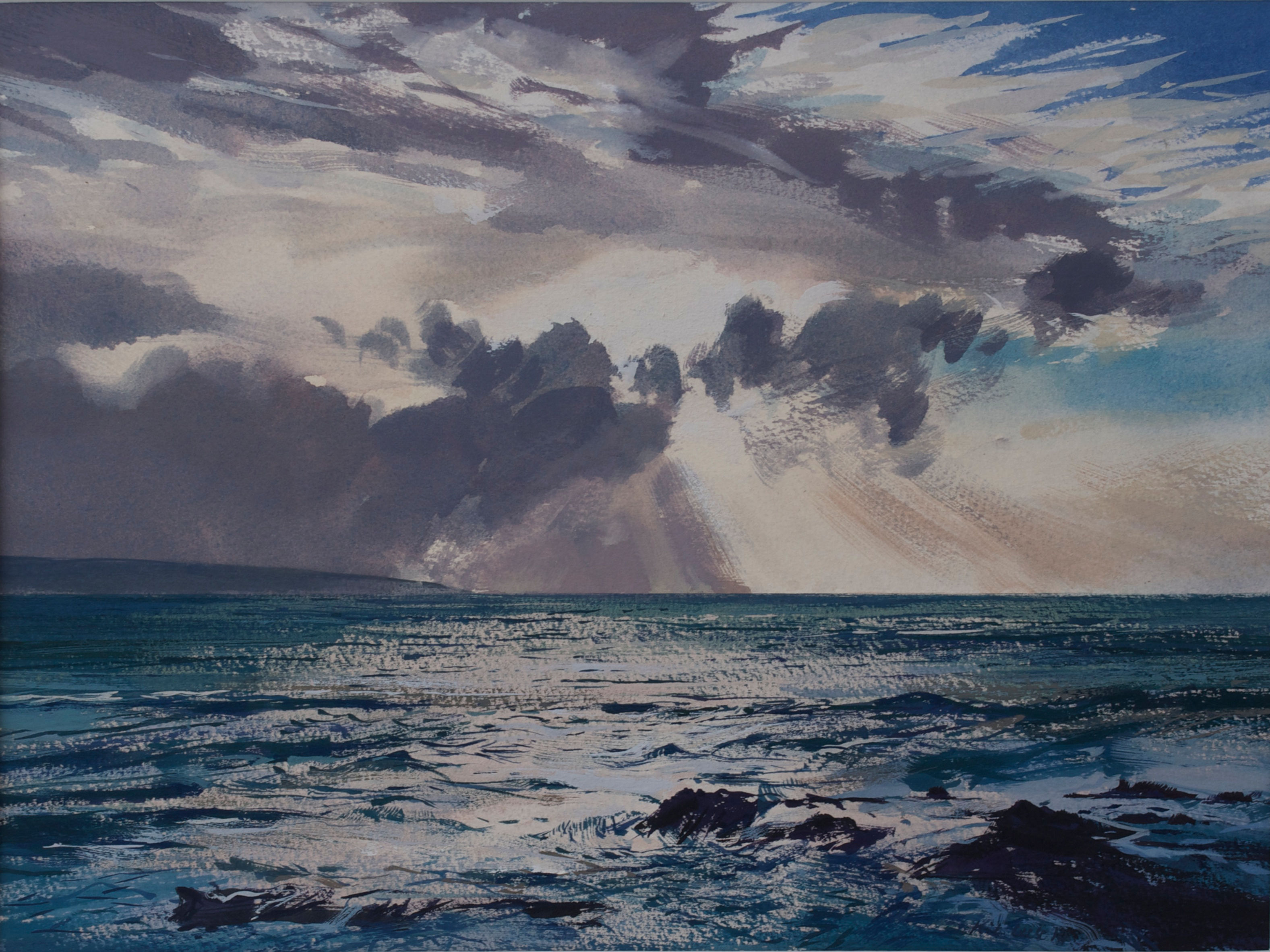 Sunset after storm, Cornwall