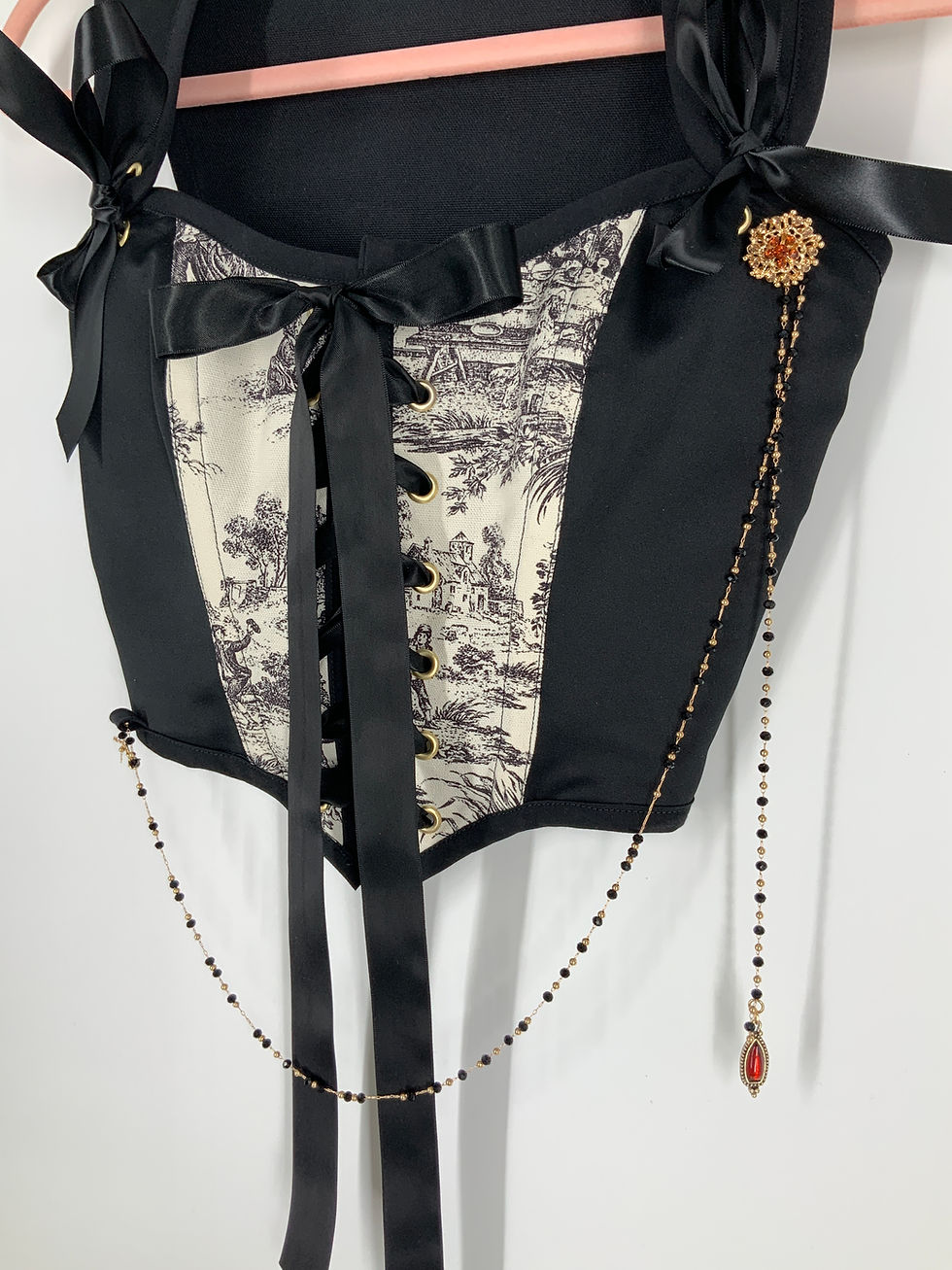 Thumbnail: Elizabeth-Satin & Toile Corset