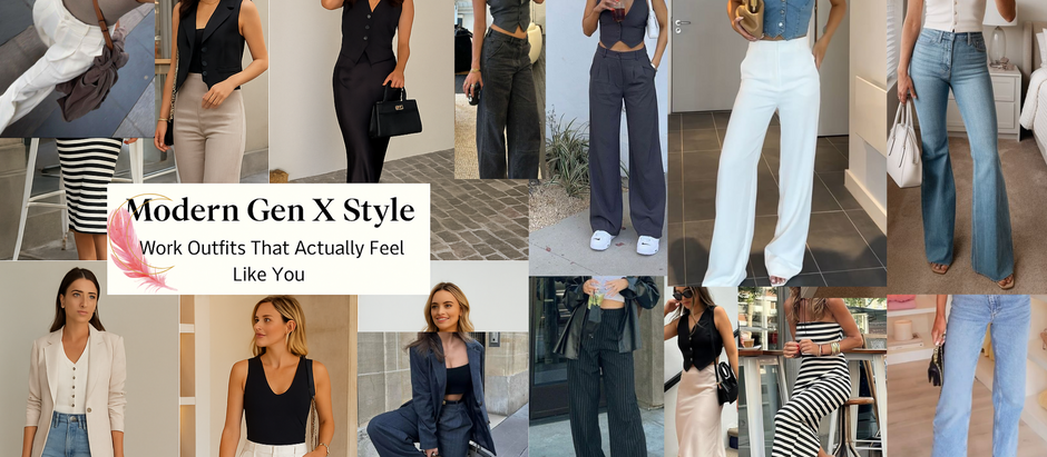 7 go-to outfit ideas pulled straight from my style playbook and visual mood board. These are real outfits I’d wear to work, a client meeting, or a “casual Friday” that turns into dinner and drinks.