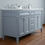 Thumbnail: Anastasia French 60" Grey Double Sink Vanity