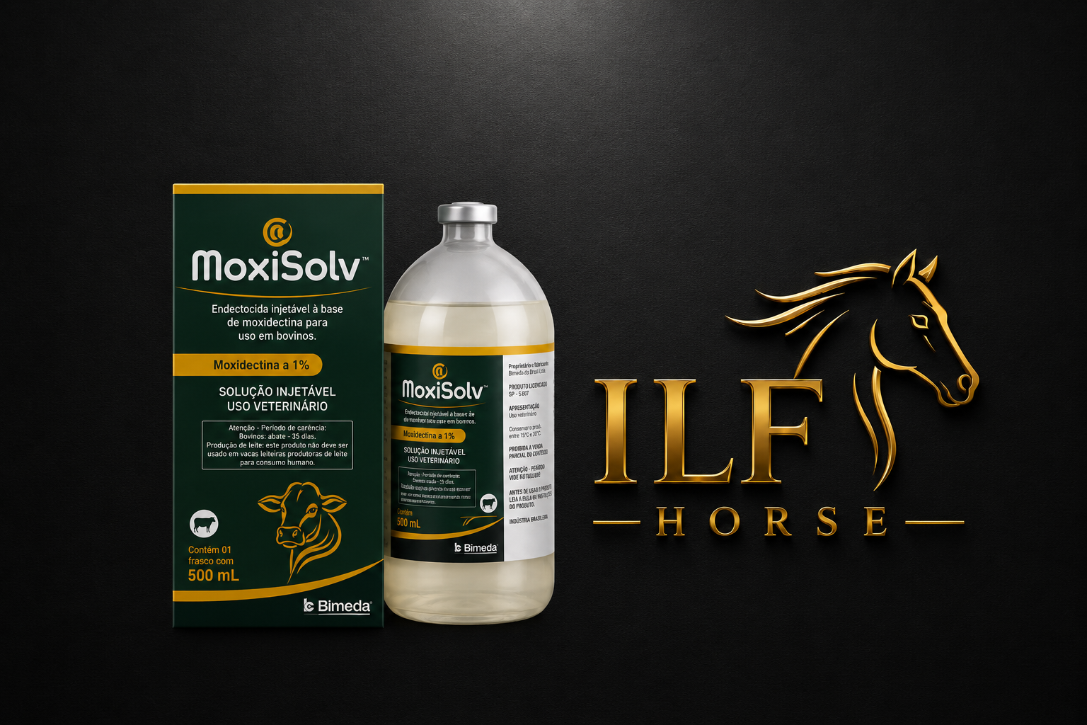 MoxiSolv 500 mL – Endectocida Injetável para Bovinos