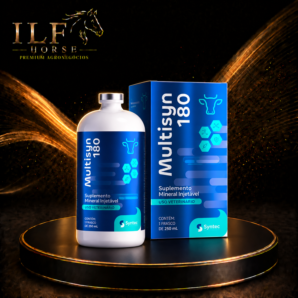 Multisyn180 Suplemento Multimineral Inj 500ml Bovinos Syntec
