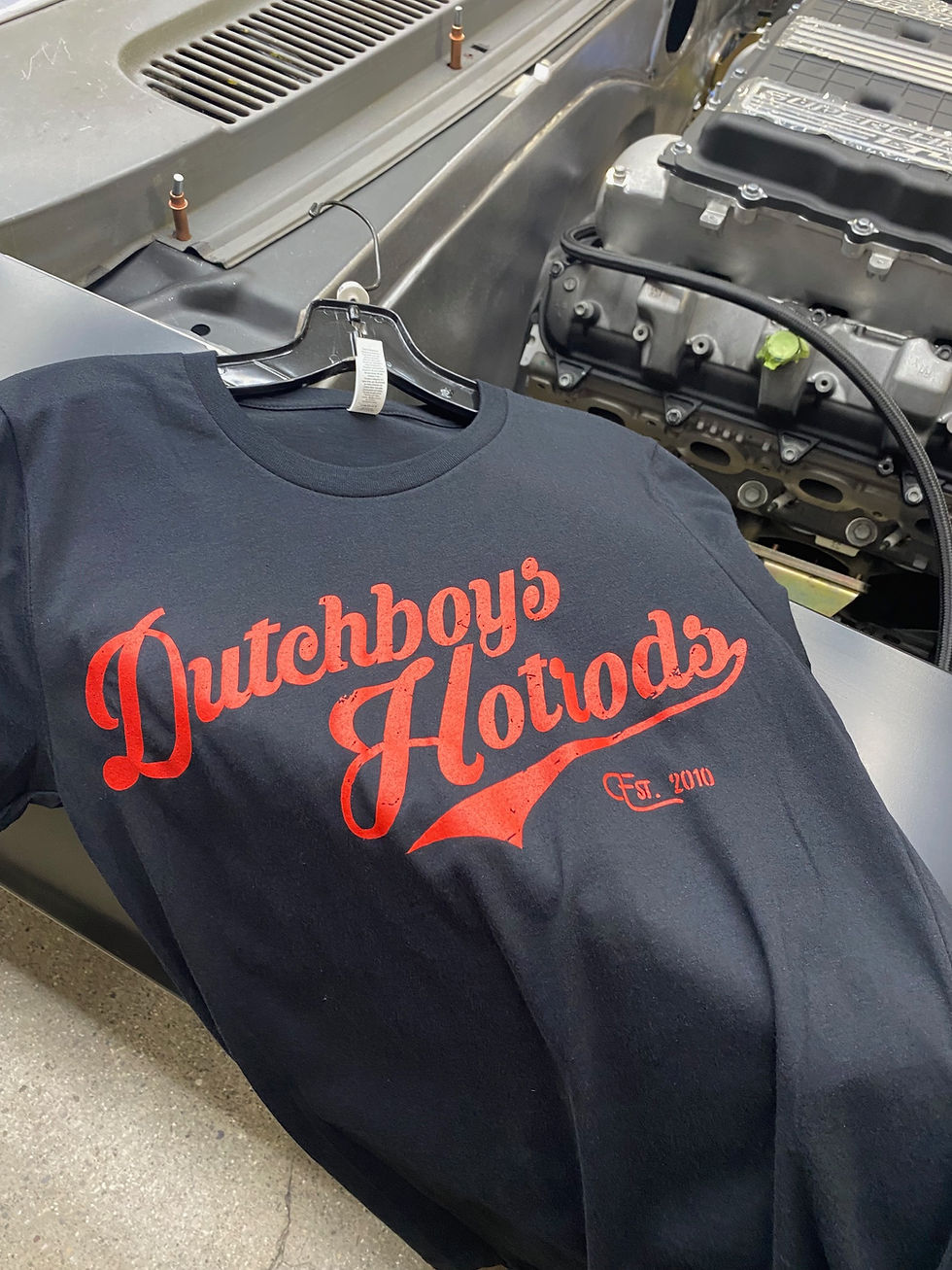 Thumbnail: Black Dutchboys Hotrods Script Logo T-shirt