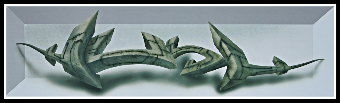 Digital graffiti lettering that say's "Hush" and is printed onto a canvas