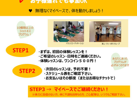 2018年★フィットネスを習慣に