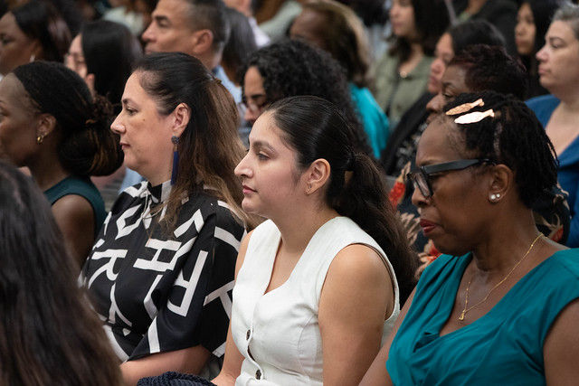 Attendees of the CUNY and SUNY Reconnect event at LaGuardia Community College