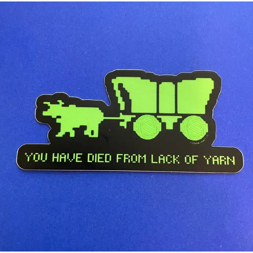 Oregon Trail Yarn Sticker