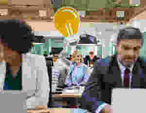 Woman with a bright idea to embrace change