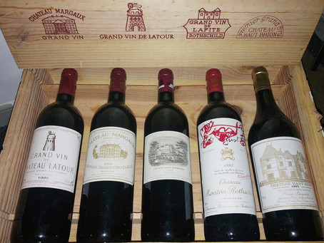 PLACE A BID: 1995 Bordeaux First Growth Collectors Assortment Case Starting from HK$19,000