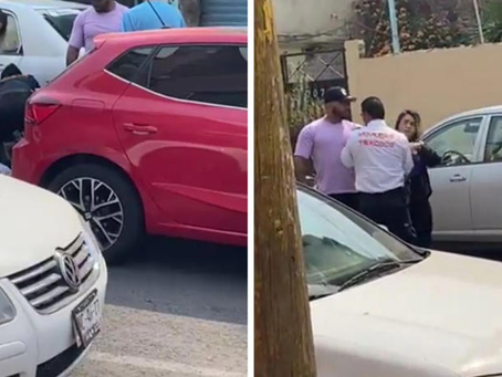 Captan el momento exacto en el que sujeto aplica llave china a policía y lo deja inconsciente