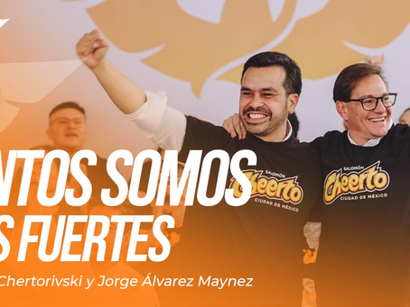 "Juntos somos más fuertes": Salomón Chertorivski y Jorge Álvarez Máynez para Transformar la Política