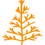 Thumbnail: Pine Christmas Tree Vinyl Sticker Decals (Pack of 2)