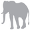 Thumbnail: Elephant Animal Big Vinyl Sticker Decals (Pack of 2)