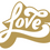 Thumbnail: Love Vinyl Sticker Decals (Pack of 2)