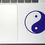 Thumbnail: Yin Yang Vinyl Sticker Decals (Pack of 2)