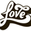 Thumbnail: Love Vinyl Sticker Decals (Pack of 2)