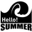 Thumbnail: Hello Summer Vinyl Sticker Decals (Pack of 2)