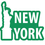 Thumbnail: NEW YORK Vinyl Sticker Decals (Pack of 2)