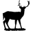 Thumbnail: Animal Deer Mammals Vinyl Sticker Decals (Pack of 2)