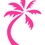 Thumbnail: Palm Tree Blue Vinyl Sticker Decals (Pack of 2)