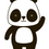 Thumbnail: Cute Little Panda Bear Vinyl Sticker Decals (Pack of 2)