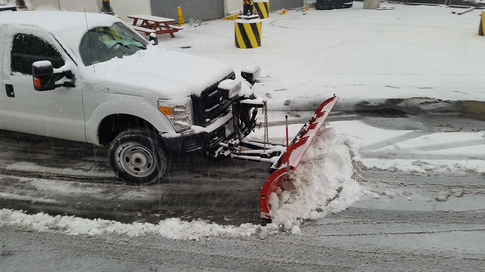 Snow removal beginning phase