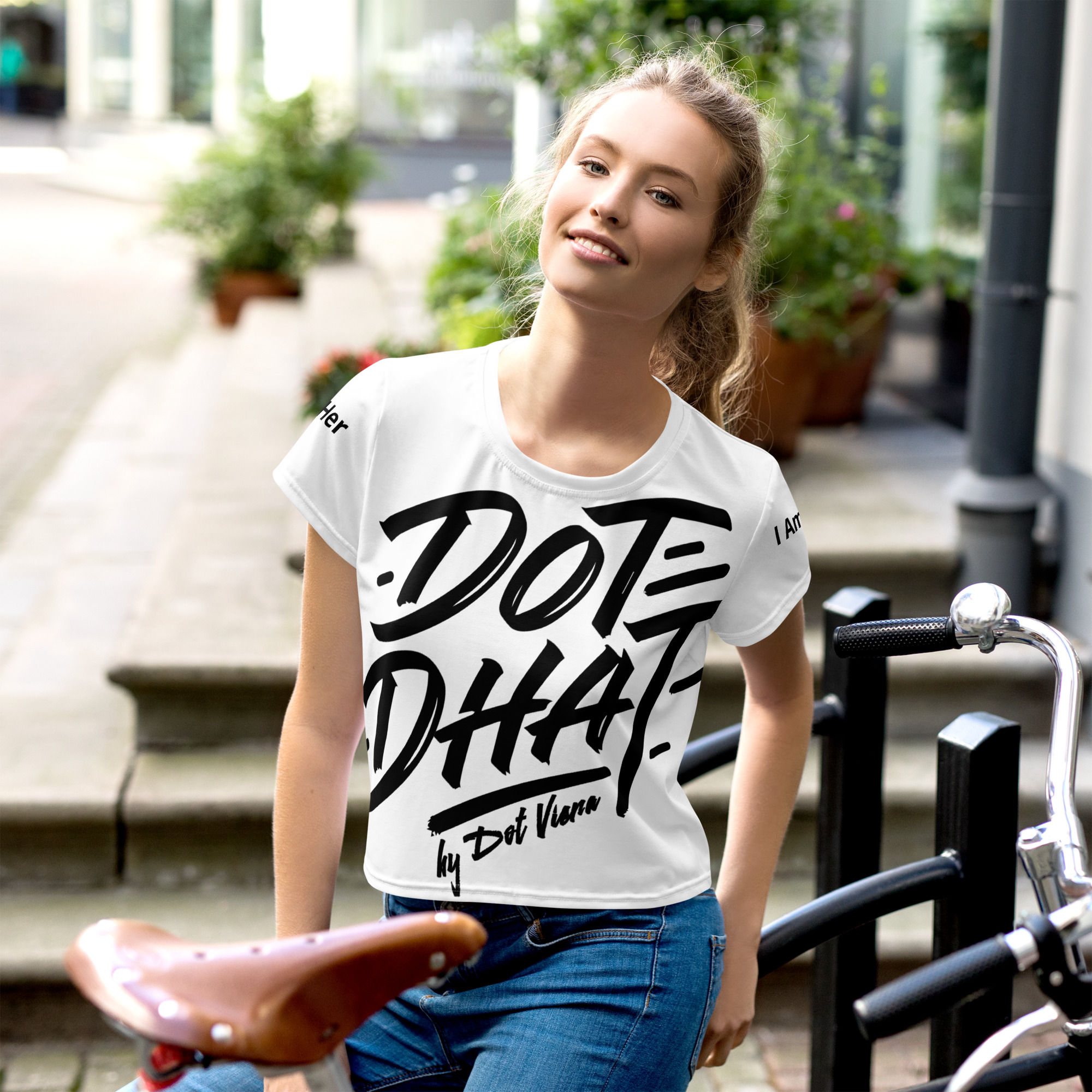 All-Over Print Crop Tee