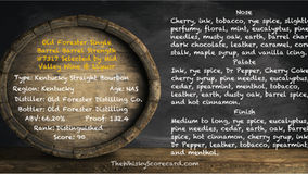 Old Forester Single Barrel Barrel Strength #7317 Selected by Mid Valley