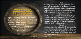Maker's Mark Private Selection Stave Profile 3-2-0-4-1 "The Dean's List" by Bel Air Liquors