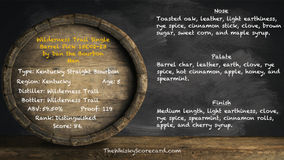 Wilderness Trail Single Barrel Pick 15E02-23 by Dan the Bourbon Man