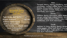Blackadder Sherry Snake 1st Edition Cask SS01