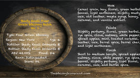 Shady Knoll Four Grain Whiskey Batch No. 1