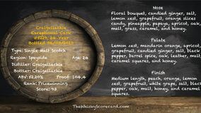 Craigellachie Exceptional Cask #5229, 24 Year Bottled 06/03/2020