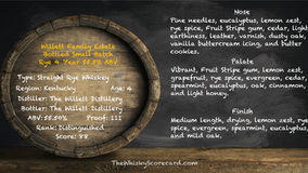 Willett Family Estate Bottled Small Batch Rye 4 Year 55.5% ABV