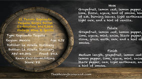 El Tesor0 Reposado Tequila Single Barrel Ex-Bourbon B067L264 Limited Edition Vintage Wine & Spirits