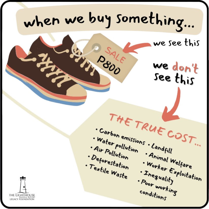 We, the consumers, have the power to protect our environment and promote sustainability. We vote with our money every time we purchase something. This is the power. We need to consume responsibly.