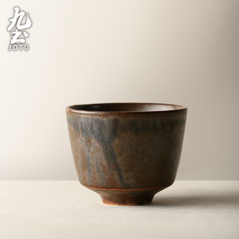 サムネイル： JOTO Retro Kiln Change Handcrafted Tea Cups_XCBR0143