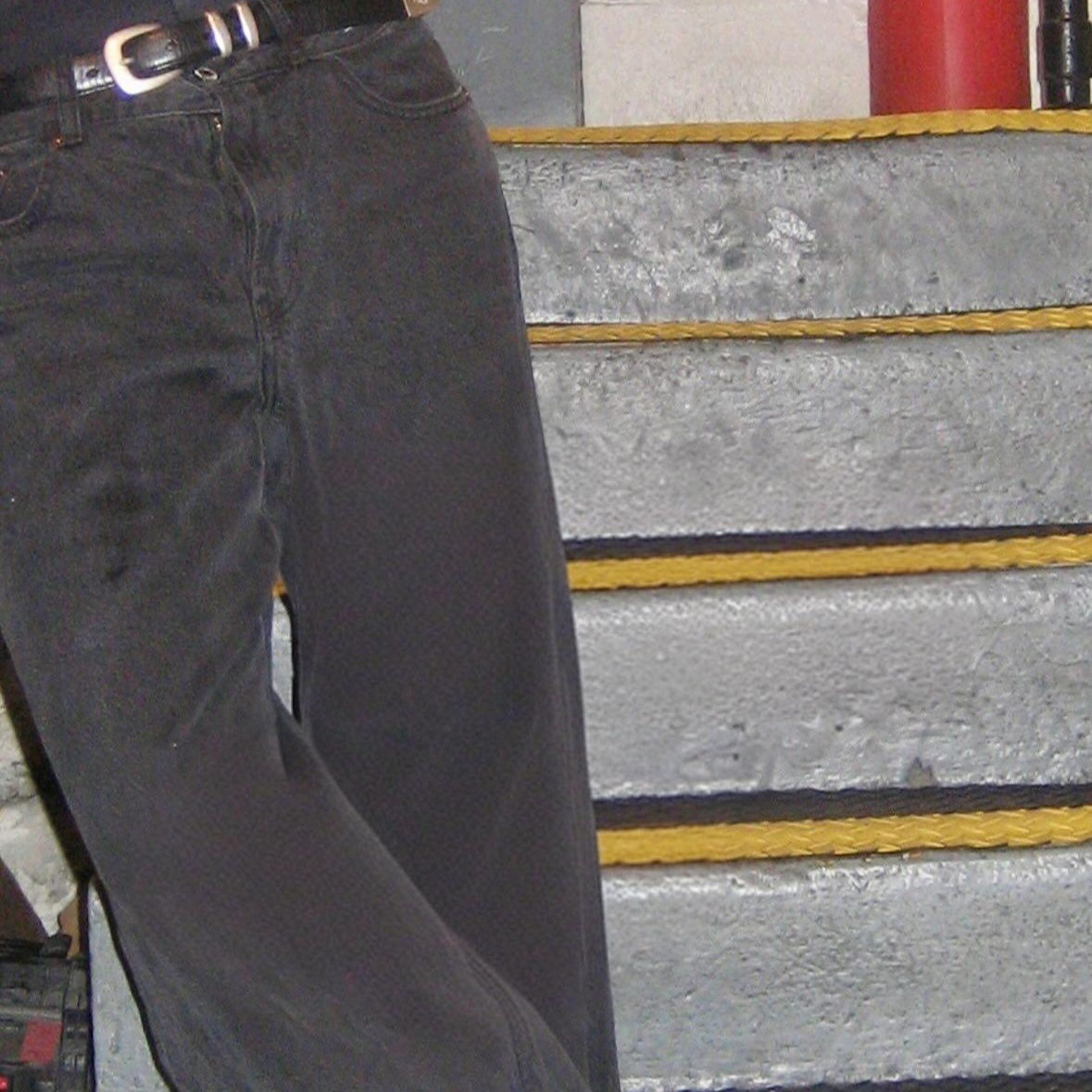 Jean large taille hausse