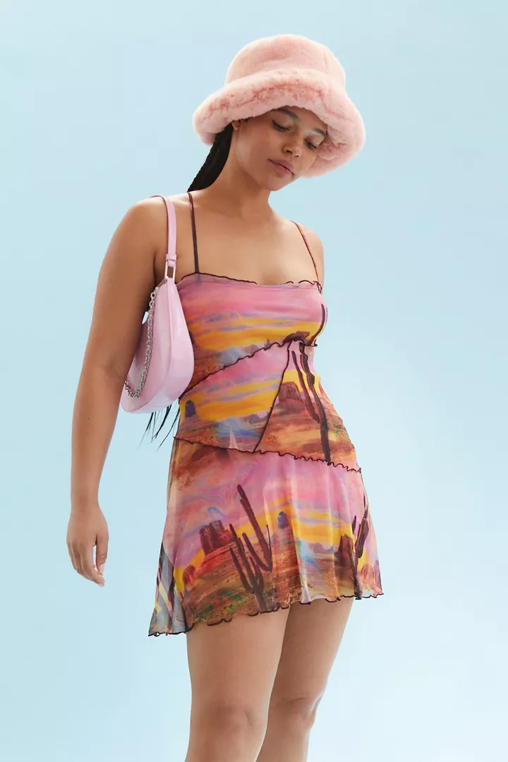 Miniature : Mini-robe à filet Moxie