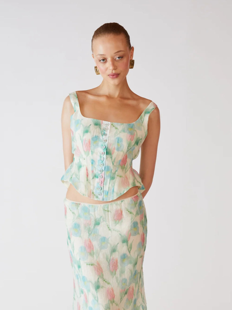 Miniatura: Perfect - Haut bustier sans serrage boutonné