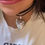 Thumbnail: Cord necklace with 3D heart
